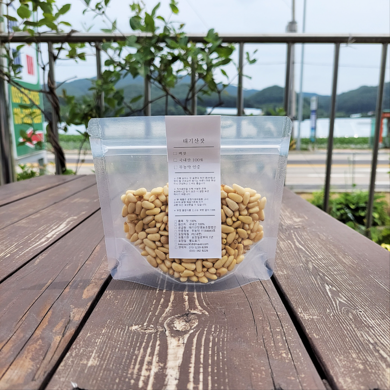 태기산잣,국내산 태기산잣 2-3번잣 100g 백잣 황잣