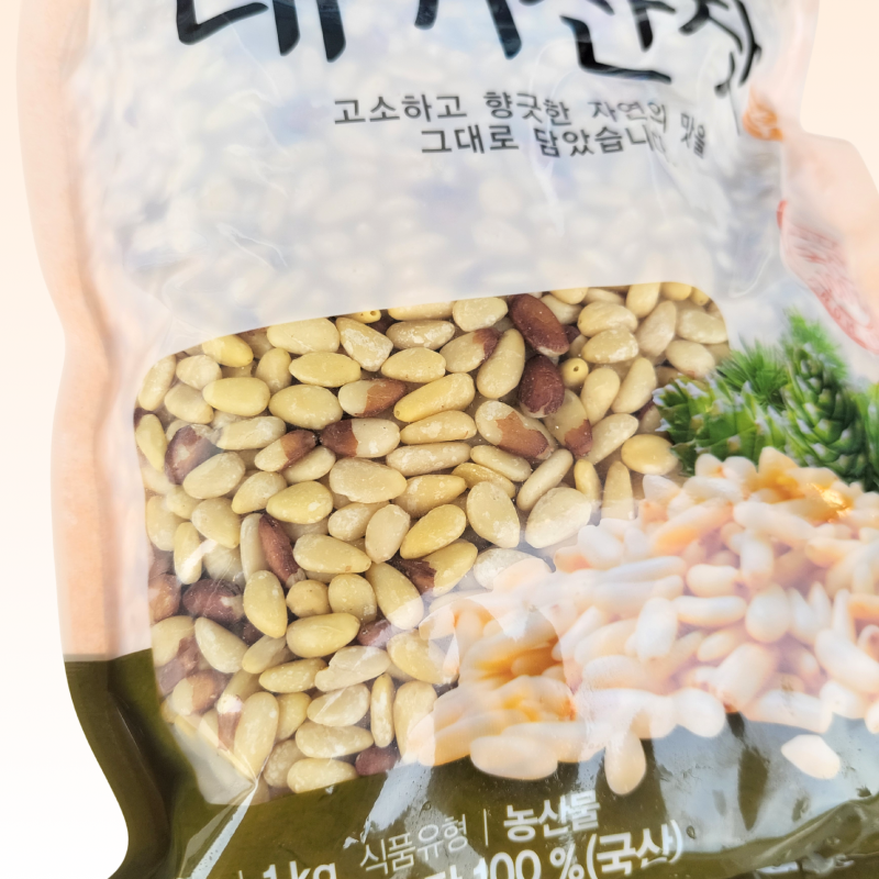 태기산잣,국내산 태기산잣(1kg) 황잣 백잣